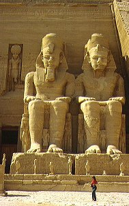 Kolossalstatuen Ramses II.