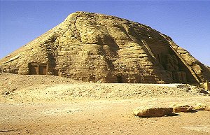 Der Tempelfelsen von Abu Simbel