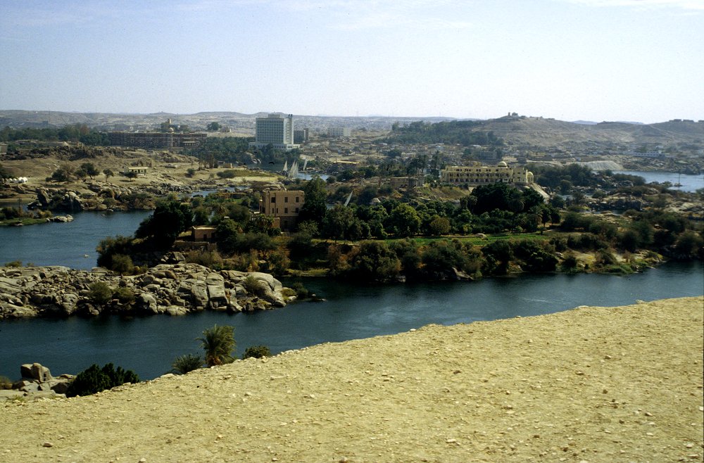 Die Nilinsel Elephantine bei Assuan