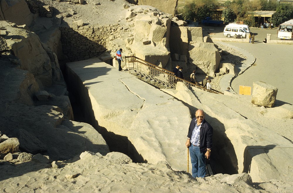 Unfertiger Obelisk - Steinbruch bei Assuan