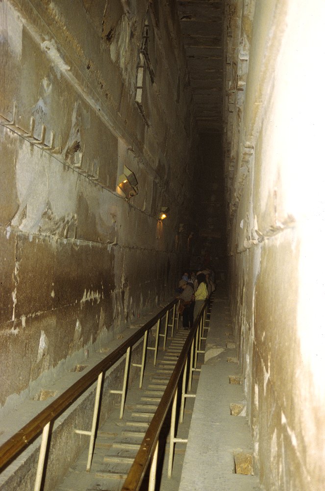 Große Galerie in der Cheops-Pyramide in Ägypten