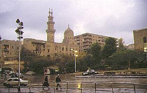 Die Sultan-Hassan-Moschee in Kairo
