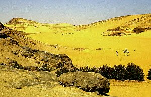 Wüste bei Gizeh
