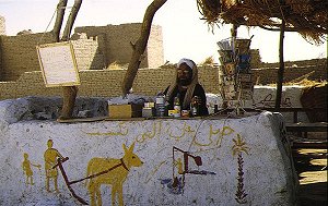 Erfrischungsstand bei Luxor