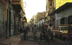 Straßenszene in Assuan