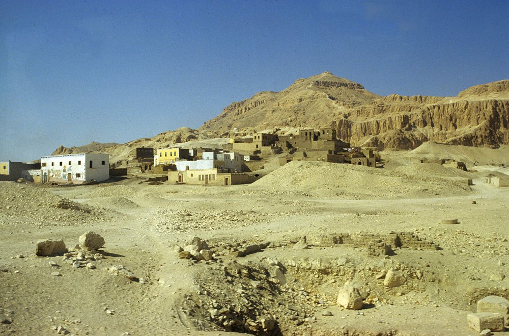 Dorf im Niltal bei Luxor