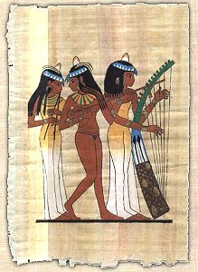 Papyrus bemalt